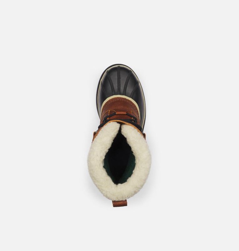 Sorel Erkek Caribou™ Wool - Kar Botu Koyu Kahverengi - 961-EQPVFO